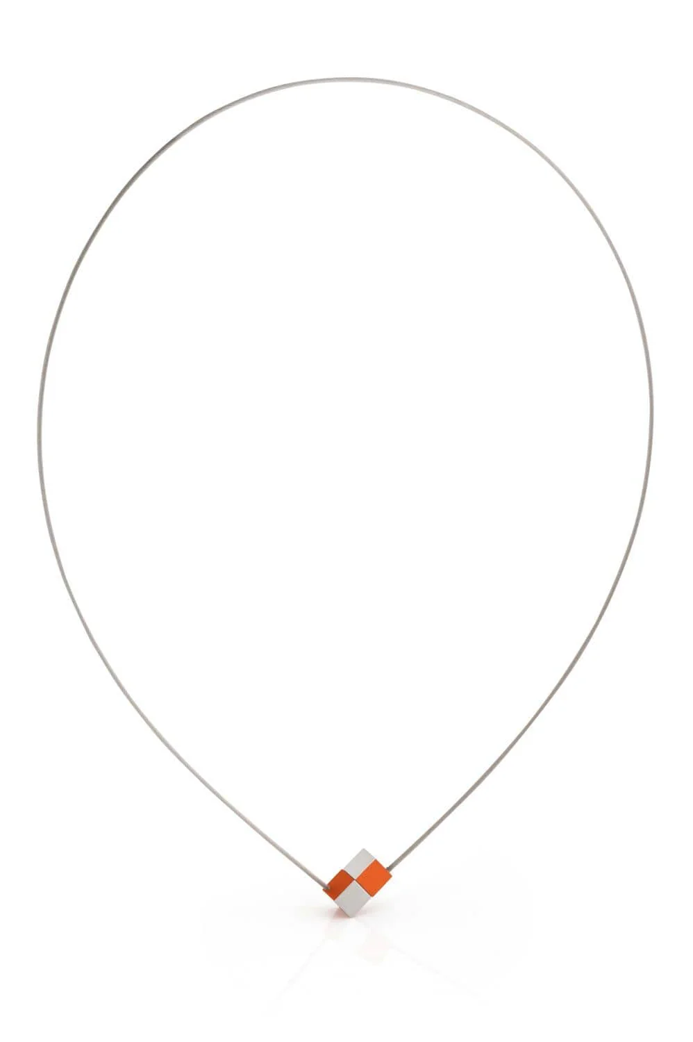 Clic collier Kaat oranje